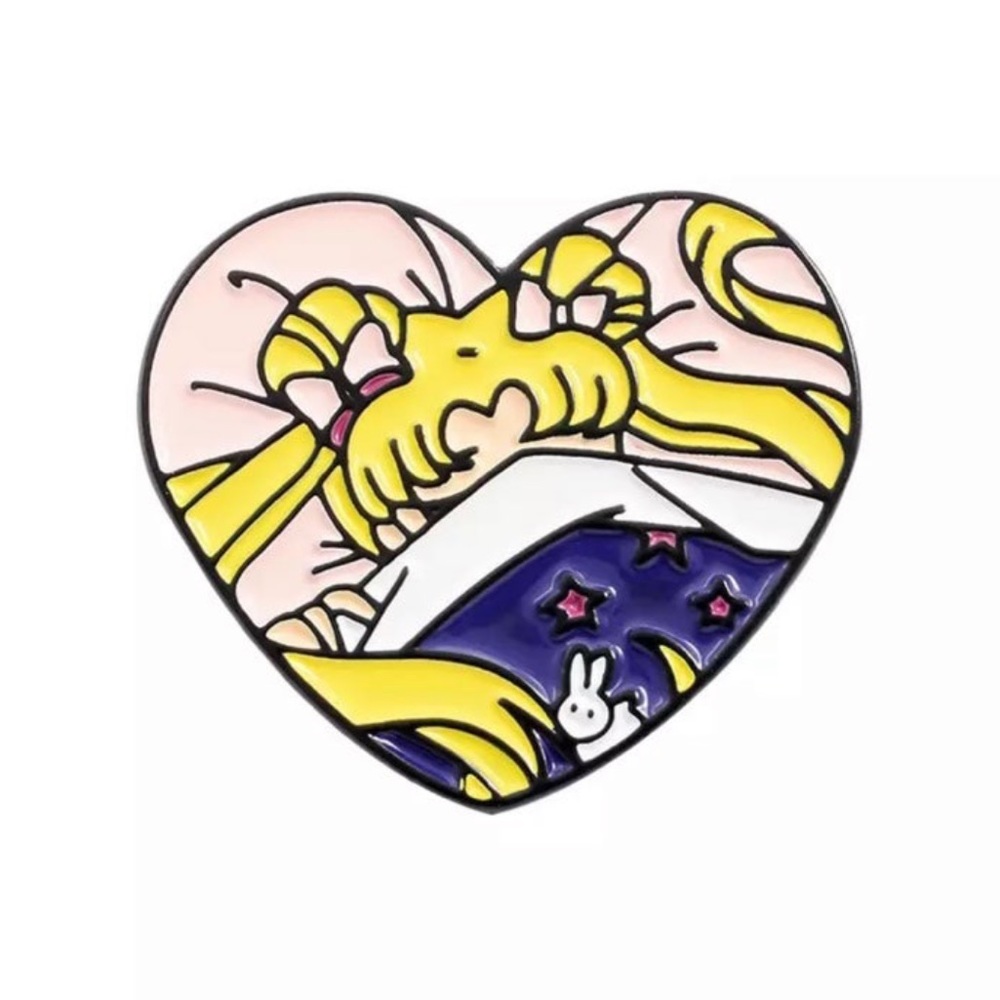 Sleeping Sailor Moon Pin